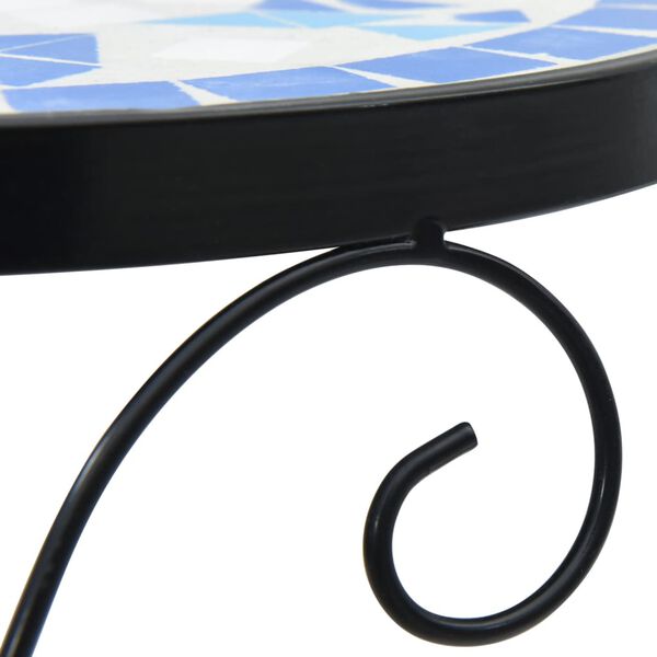 vidaXL Plant Stands 3 pcs Blue and White Ceramic
