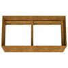 vidaXL Planter 80x40x40 cm Corten Steel