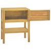 vidaXL Bathroom Cabinet 60x40x75 cm Solid Wood Teak