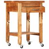 vidaXL Kitchen Trolley 55x55x89 cm Solid Wood Acacia
