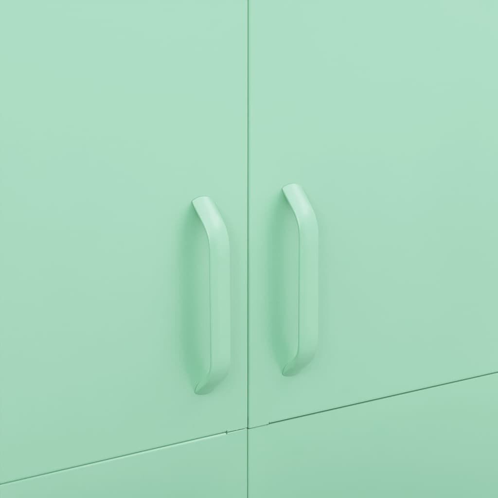 vidaXL Wardrobe Mint 90x50x180 cm Steel