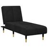vidaXL 2 Piece Sofa Set Black Velvet