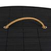vidaXL Bamboo Corner Laundry Basket Black 60 L