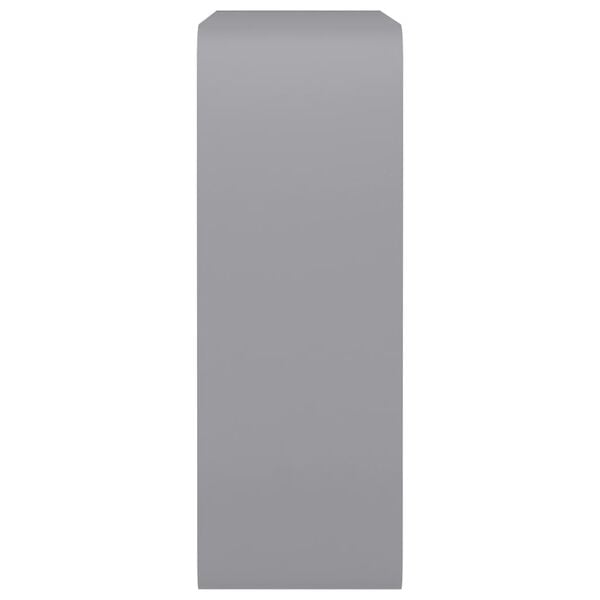 vidaXL Wall Cube Shelves 3 pcs Grey MDF