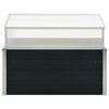 vidaXL Greenhouse Anthracite 100x100x77 cm Galvanised Steel