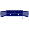 vidaXL TV Cabinet Navy Blue 105x35x50 cm Steel