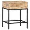 vidaXL Side Table 40x30x50 cm Solid Rough Mango Wood