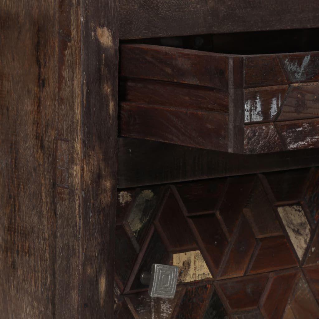 vidaXL Bedside Cabinet Solid Reclaimed Wood 40x30x50 cm