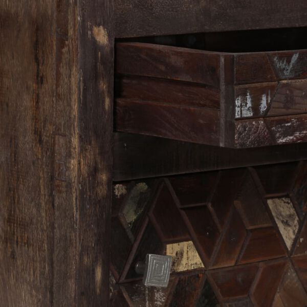 vidaXL Bedside Cabinet Solid Reclaimed Wood 40x30x50 cm