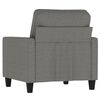 vidaXL Sofa Chair Dark Grey 60 cm Fabric