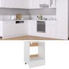 vidaXL Oven Cabinet Lyon White 60x46x81.5 cm Engineered Wood