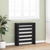 vidaXL Radiator Cover Black Oak 78 x 20 x 82 cm