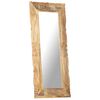 vidaXL Mirror 110x50 cm Solid Mango Wood