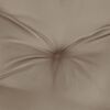 vidaXL Pallet Cushion Taupe 80x80x12 cm Fabric