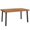 vidaXL 5 Piece Garden Dining Set Solid Wood Acacia and Metal