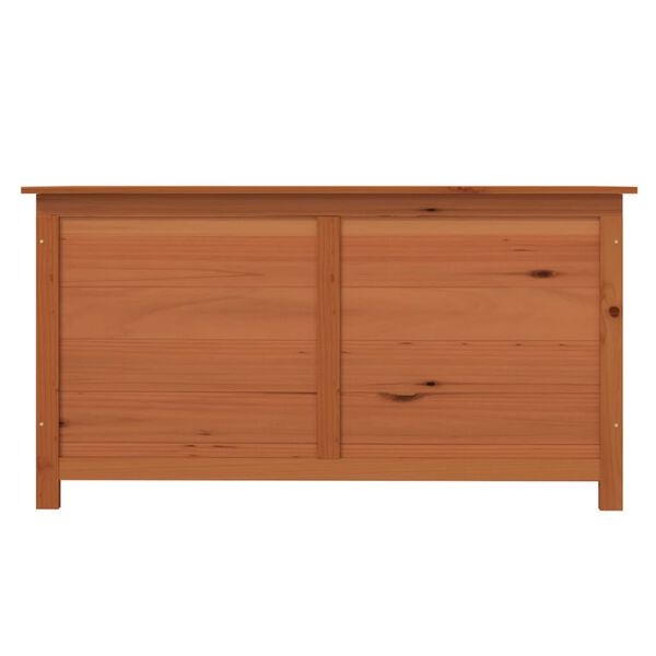 vidaXL Outdoor Cushion Box Brown 100x50x56 cm Solid Wood Fir