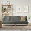 vidaXL Sofa Bed Dark Grey Fabric
