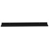 vidaXL Wall Shelves 4 pcs Black 100x9x3 cm