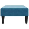 vidaXL Footstool Blue 77x55x31 cm Velvet