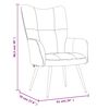 vidaXL Relaxing Chair Mustard Yellow Velvet