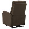 vidaXL Stand up Chair Brown Fabric