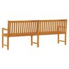vidaXL Garden Bench 219 cm Solid Acacia Wood