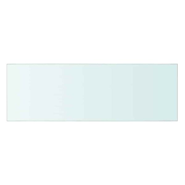 vidaXL Shelves 2 pcs Panel Glass Clear 60x20 cm