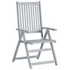 vidaXL Garden Reclining Chairs 6 pcs with Cushions Solid Acacia Wood