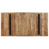 vidaXL Dining Table 160x80x76 cm Rough Mango Wood