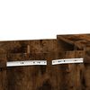 vidaXL Coffee Table Smoked Oak 80x55x40 cm Engineered Wood