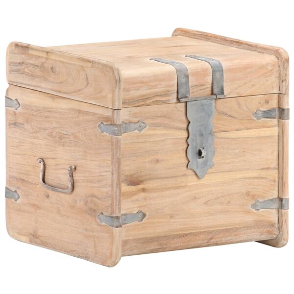 vidaXL Chest 40x40x40 cm Solid Acacia Wood