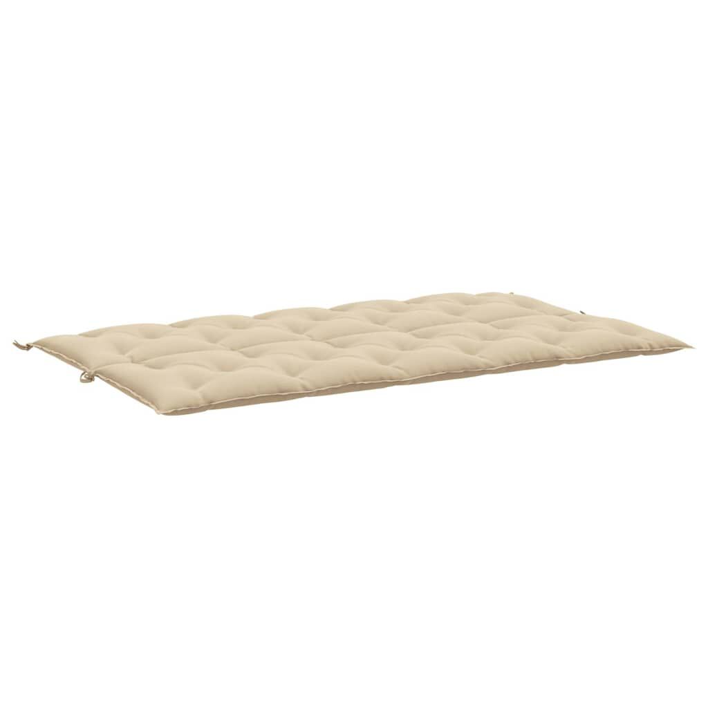 vidaXL Garden Bench Cushion Beige 180x(50+50)x7cm Oxford Fabric