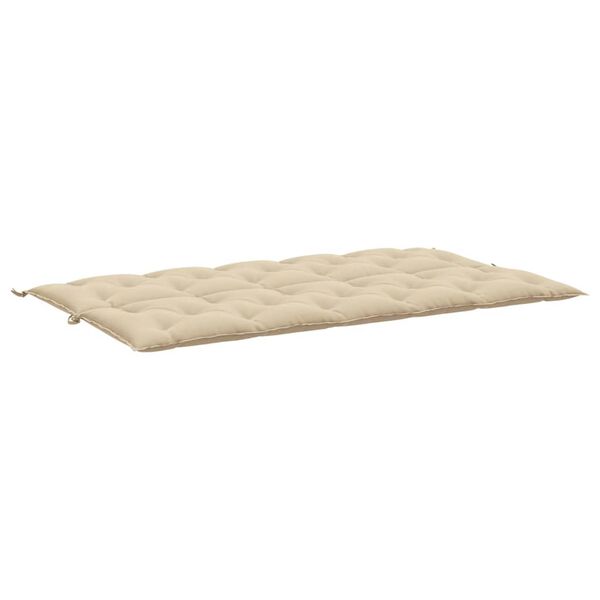 vidaXL Garden Bench Cushion Beige 180x(50+50)x7cm Oxford Fabric