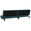 vidaXL 2-Seater Sofa Bed Blue Velvet