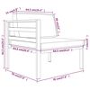 vidaXL 9 Piece Garden Lounge Set with Cushions Aluminium Anthracite