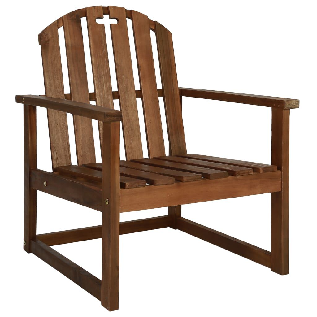 vidaXL 4 Piece Outdoor Lounge Set Solid Acacia Wood