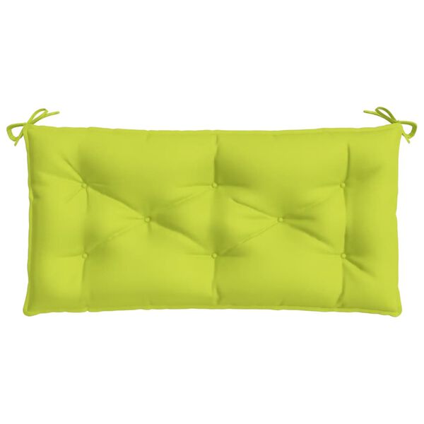 vidaXL Garden Bench Cushion Bright Green 110x50x7 cm Oxford Fabric