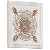 vidaXL Hand-Carved Wall Panels 2 pcs MDF 40x40x1.5 cm