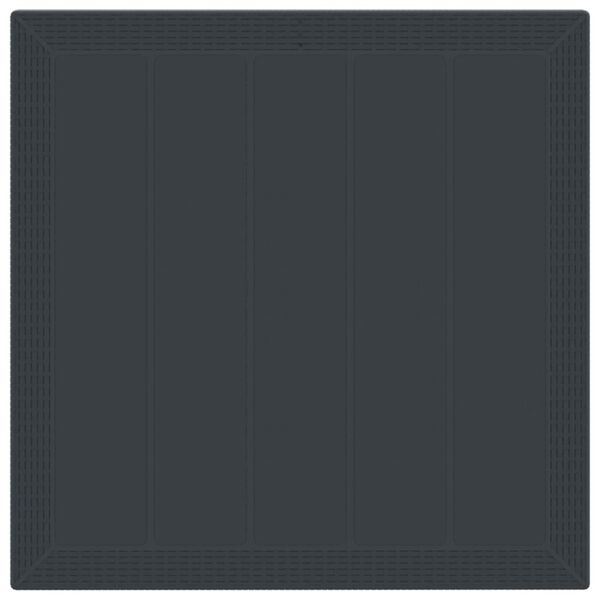 vidaXL Garden Dining Set 5 pcs Anthracite Polypropylene