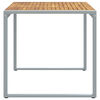 vidaXL Garden Table with U-shaped Legs 140x80x75 cm Solid Wood Acacia