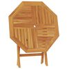 vidaXL Folding Garden Table 85x85x76 cm Solid Teak Wood