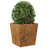 vidaXL Garden Planter 50x50x50 cm Weathering Steel