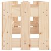 vidaXL Garden Raised Bed with Fence Design 200x30x30 cm Solid Wood Pine