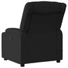 vidaXL Electric Massage Recliner Chair Black Fabric