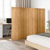 vidaXL Room Divider Bamboo Natural 250x165 cm