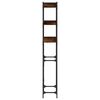vidaXL Washing Machine Shelf Smoked Oak 67x25x163 cm Engineered Wood