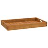 vidaXL Serving Tray 60x35 cm Solid Teak Wood