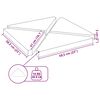 vidaXL Umbrella Weight Plates 4 pcs Grey Granite Triangular 14 kg
