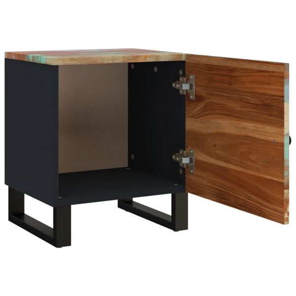 vidaXL Bedside Cabinet 40x33x46 cm Solid Wood Reclaimed