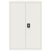 vidaXL File Cabinet White 90x40x140 cm Steel